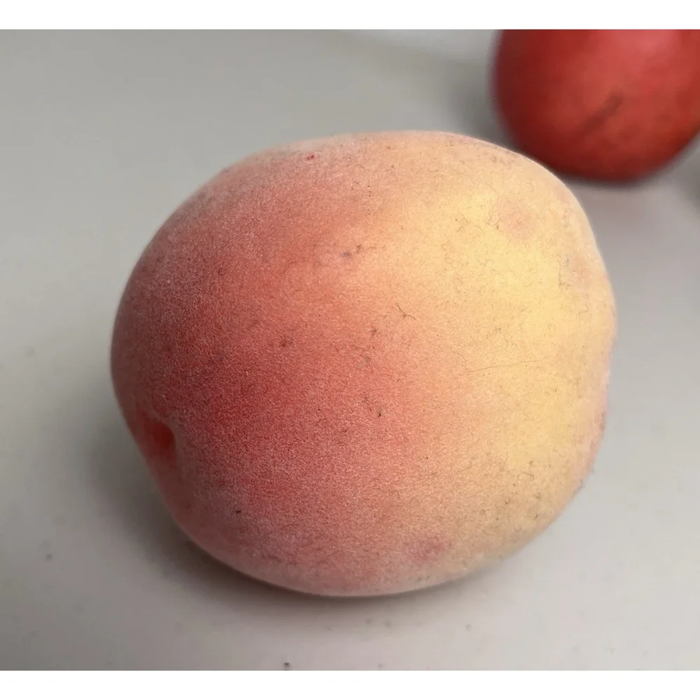 Vintage Faux Food Fruit Display Movie Prop Realistic Display BANANA PEAR PEACH
